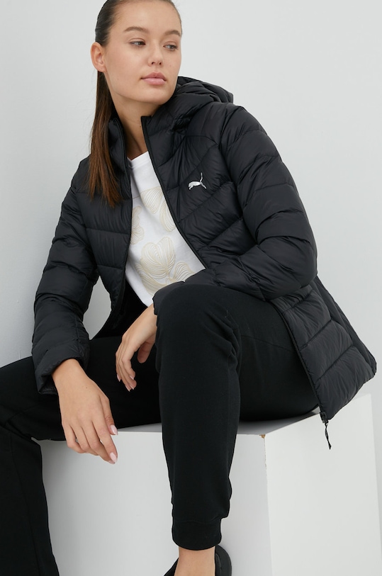 Péřová bunda Puma přechodné černá 849407