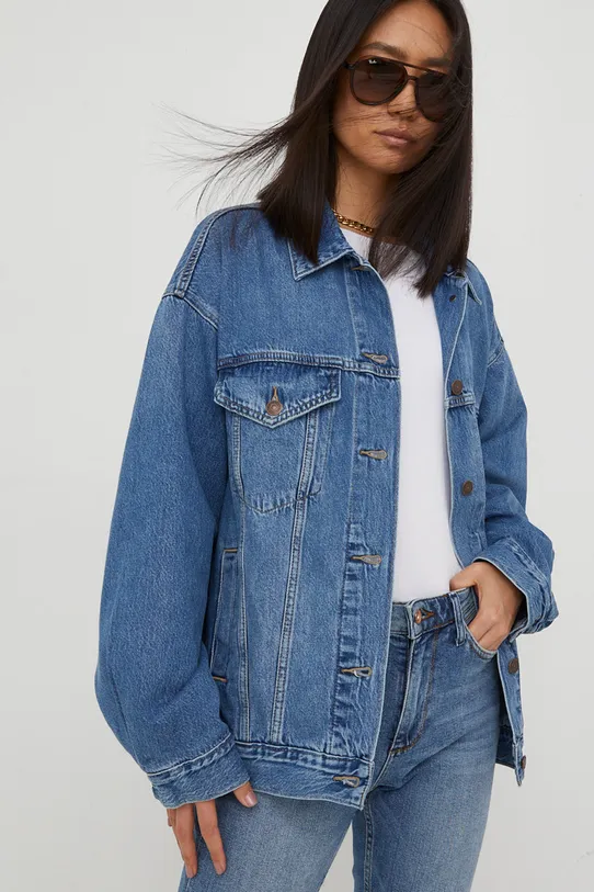 Дънково яке Levi's без качулка син A3472.0003