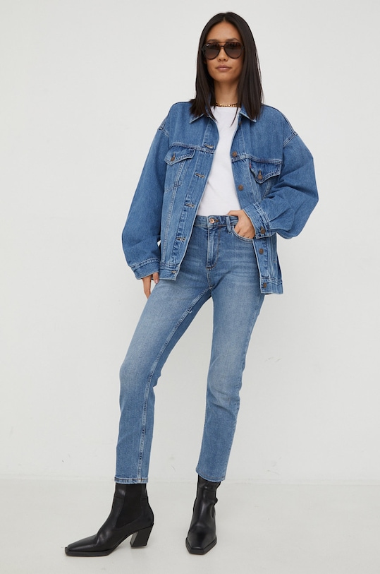 Levi's geacă din denim A3472.0003 albastru SS25