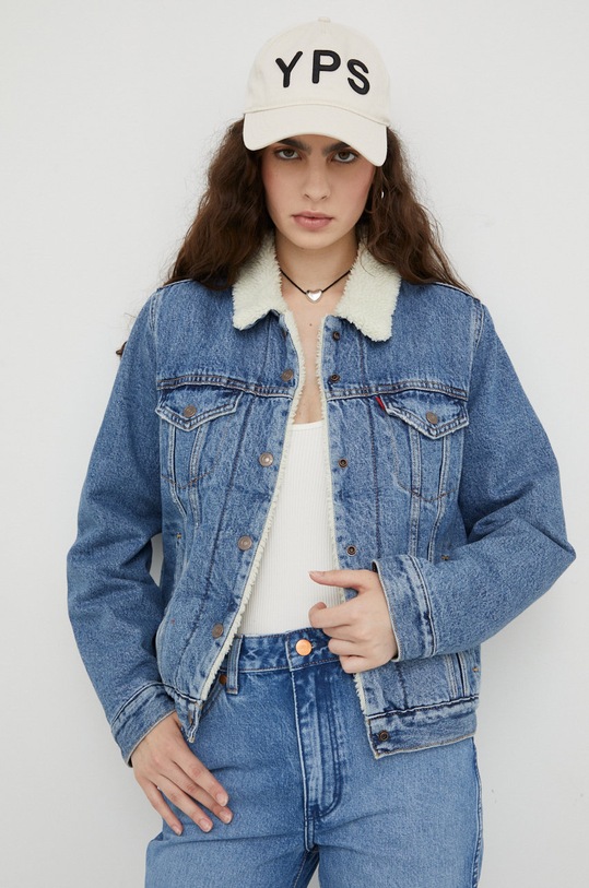 Levi's kurtka jeansowa pozostałe niebieski 36136.0058
