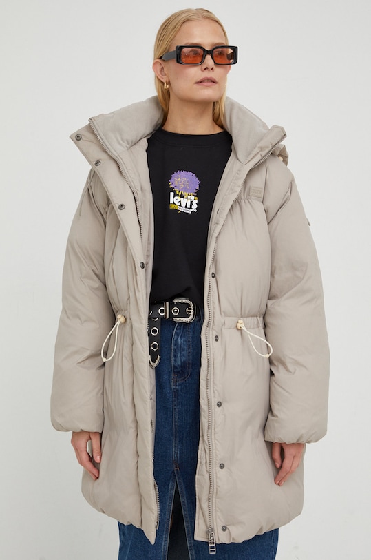Péřová bunda Levi's A3257.0002 šedá AW22