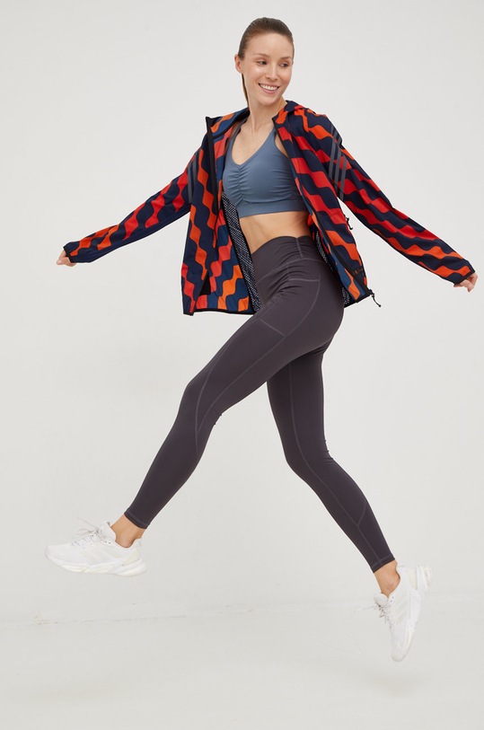 adidas Performance wiatrówka Marimekko HH7323 czerwony AW22