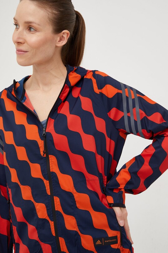 Vetrovka adidas Performance Marimekko červená HH7323