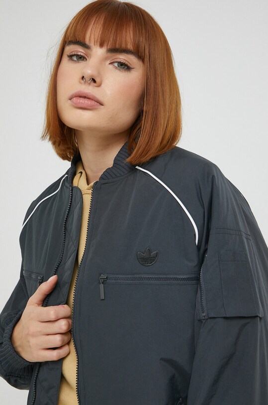 adidas Originals kurtka bomber szary HK5233