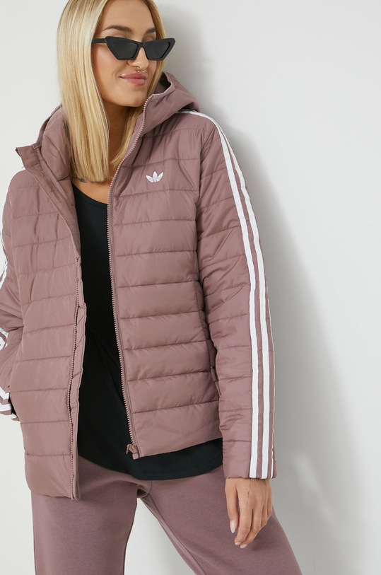 adidas Originals geaca cu captuseala roz HK5250