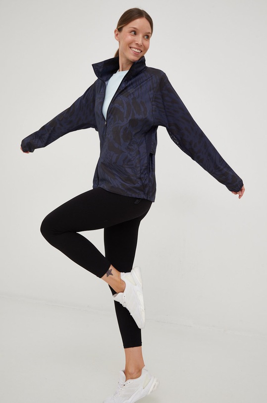 Běžecká bunda adidas Performance Fast námořnická modř HK8993