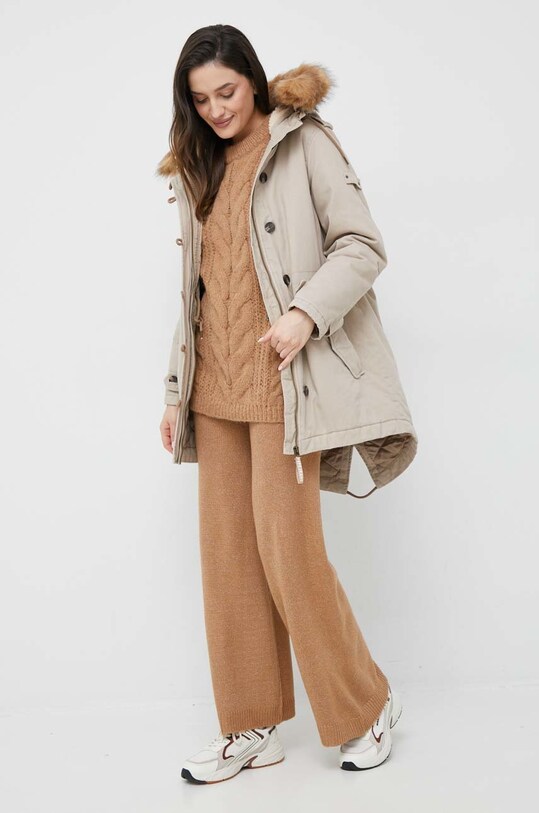 Pepe Jeans geaca Aria cu captuseala bej PL402097.856