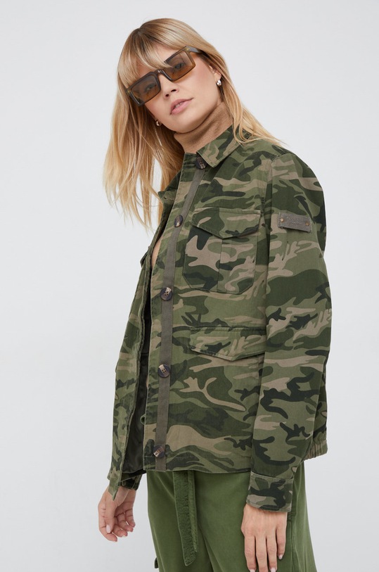 Bunda Pepe Jeans nezateplené zelená PL402072.0AA