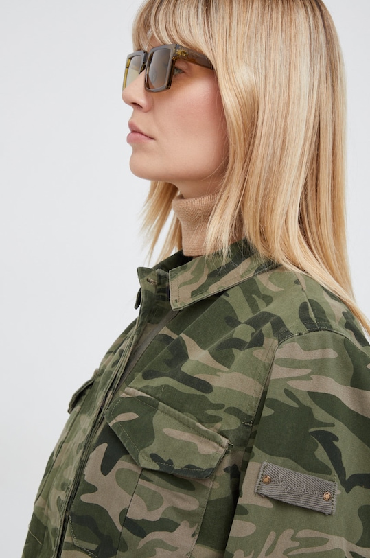 Bunda Pepe Jeans zelená PL402072.0AA