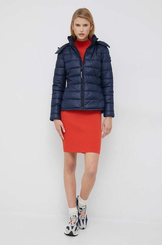 Pepe Jeans rövid kabát Alexa PL402077.594 sötétkék AW22