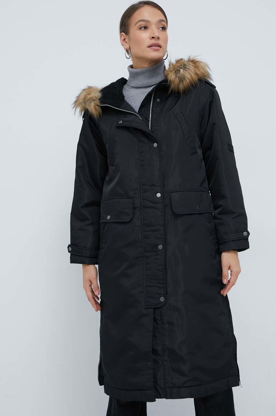 Pepe Jeans kurtka bomber bez kaptura czarny PL402088.999