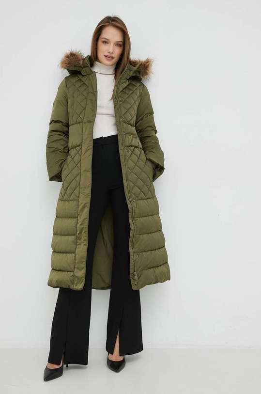 Péřová bunda Guess W2BL64.WEX52 zelená AW22