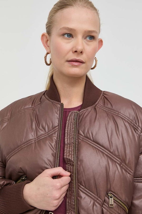 Guess kurtka bomber brązowy W2BL45.WEWS0