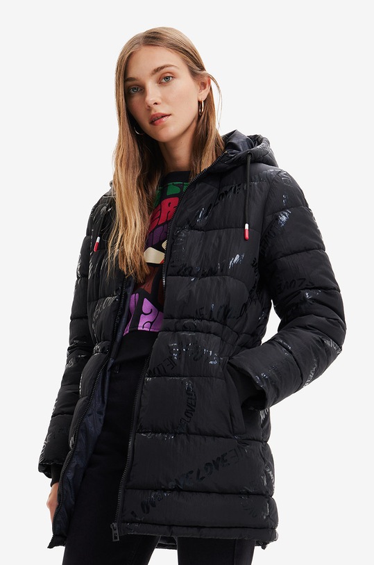 Яке Desigual уголемена черен 22WWEW30