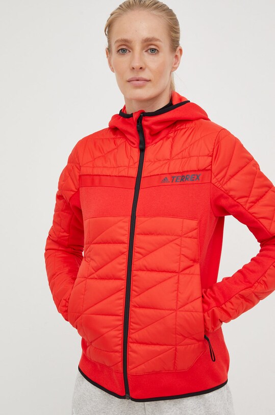 adidas TERREX kurtka sportowa pozostałe czerwony HA2287