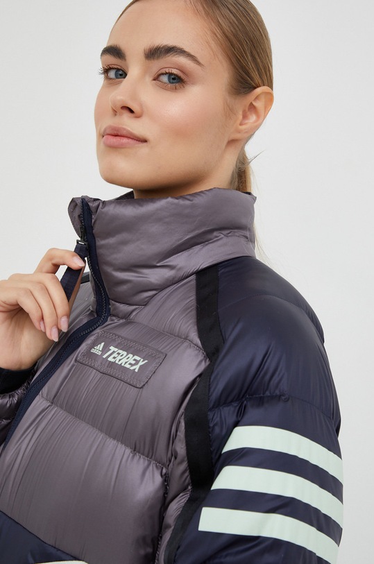 adidas TERREX kurtka sportowa puchowa Utilitas granatowy HH9301