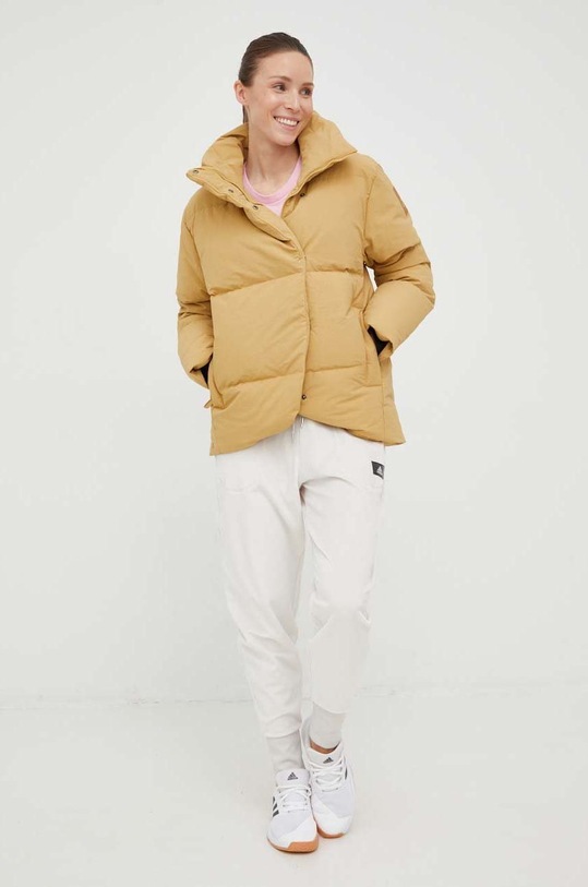 adidas Performance kurtka puchowa HN9933 beżowy AW22