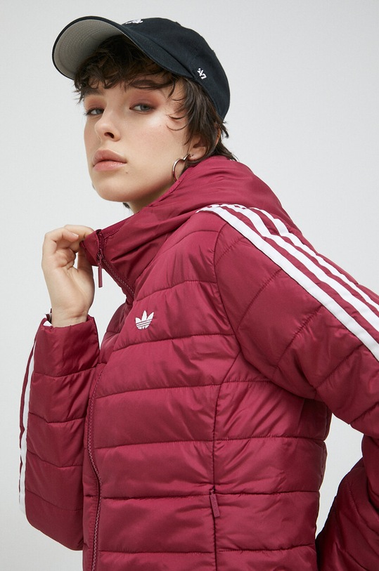 adidas Originals rövid kabát burgundia HS6769