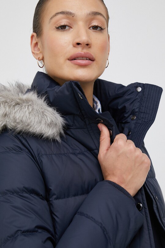 Péřová bunda Tommy Hilfiger námořnická modř WW0WW37486.9BYY