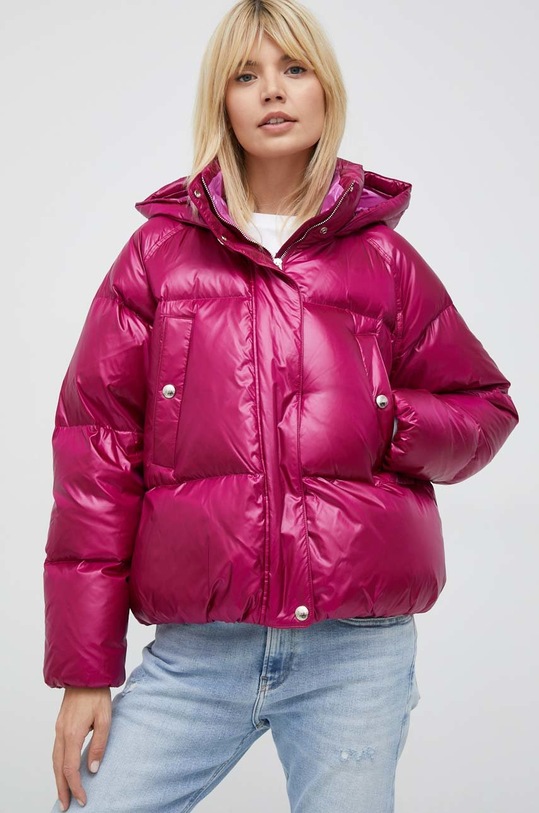 Μπουφάν με επένδυση από πούπουλα Tommy Hilfiger μωβ WW0WW35974.9BYY