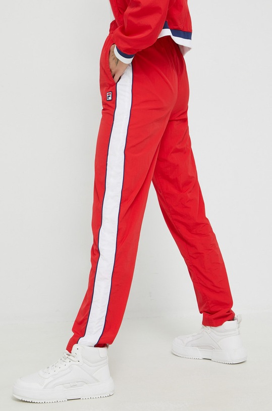 Fila spodnie dresowe czerwony FAW0263