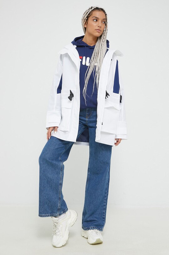 Fila geaca de ploaie FAW0264 alb AW22