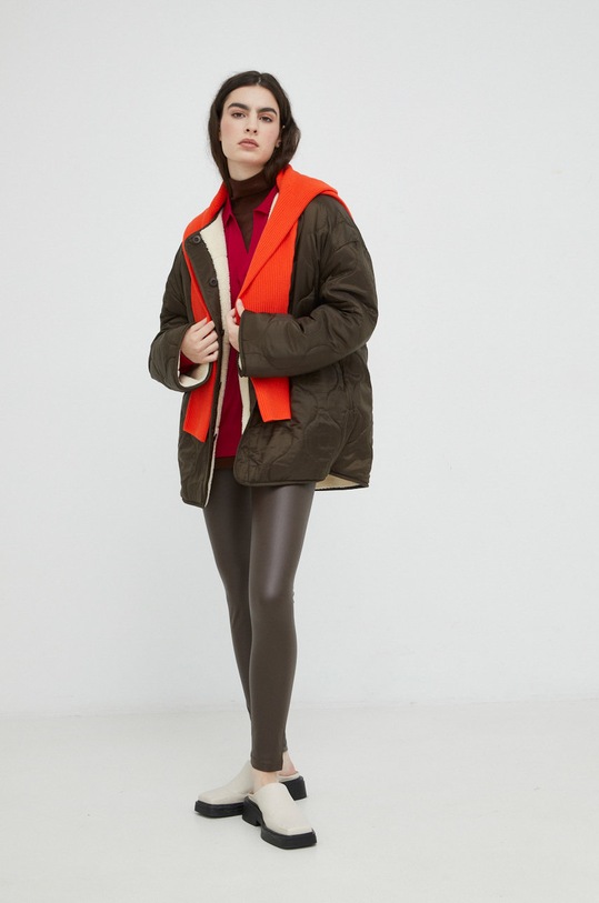 Odzież Samsoe Samsoe kurtka dwustronna F22300141 beżowy