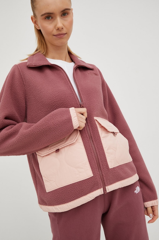 Sportovní mikina The North Face Royal Arch bez kapuce růžová NF0A7UJY93Z1