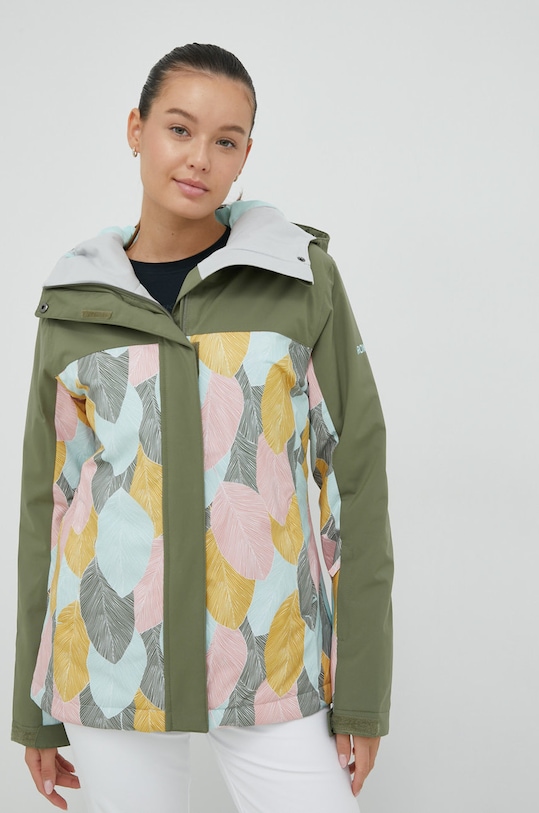 Roxy Bunda Galaxy Print Block zelená ERJTJ03402