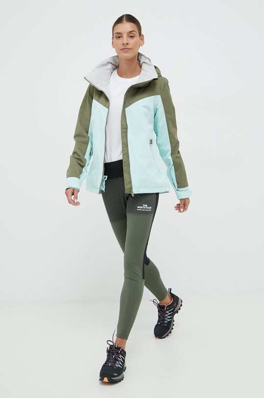 Roxy Куртка Free Jet Block ERJTJ03362 зелёный AW22
