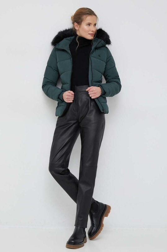 Calvin Klein Jeans rövid kabát J20J219824.9BYY zöld AW22