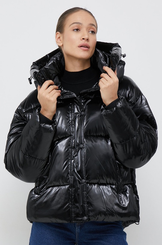 Bunda Calvin Klein Jeans s kapucí černá J20J219838.9BYY