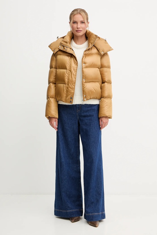 Páperová bunda Patrizia Pepe 2O0050.A9M0 béžová AW25