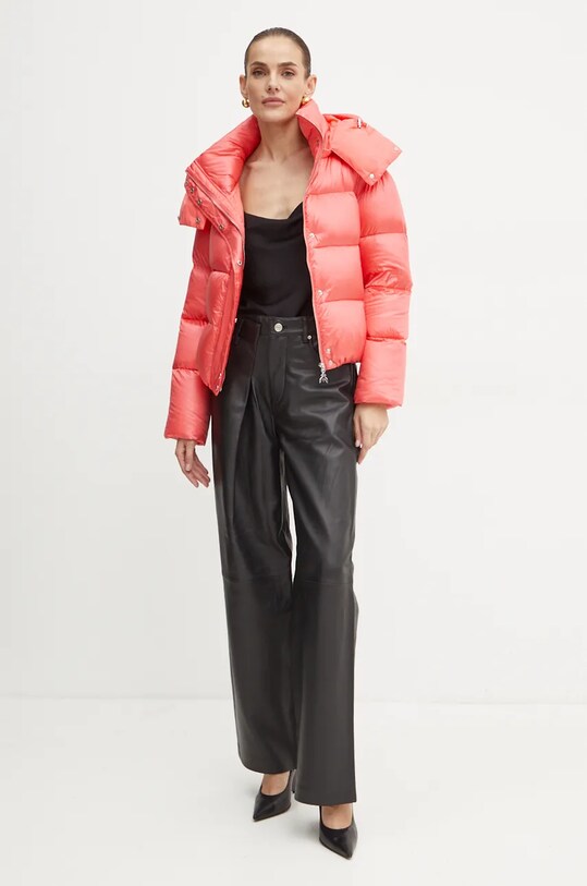 Пухова куртка Patrizia Pepe 2O0050.A9M0 помаранчевий AW24