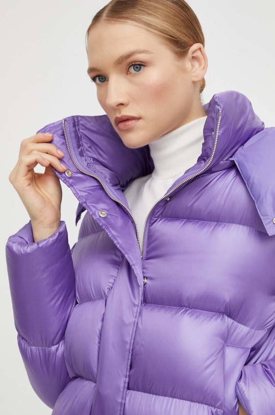 Patrizia Pepe kurtka puchowa 2O0050.A9M0 fioletowy