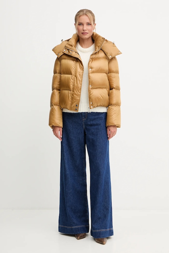 Pernata jakna Patrizia Pepe 2O0050.A9M0 smeđa AW25