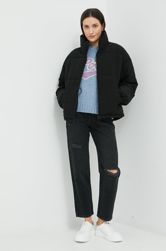 Sisley kurtka 24PWLN00X.100 czarny AW22