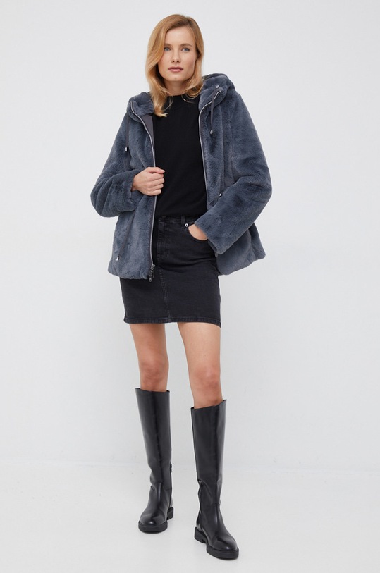 Geox kurtka dwustronna W2620E.TC164.F1646 szary AW22