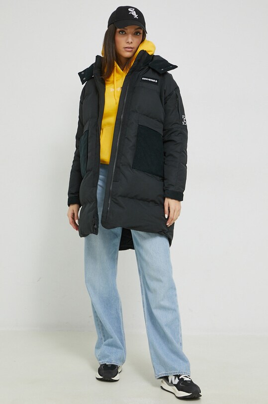 Пухова куртка Converse 10023725.A03 чорний AW23