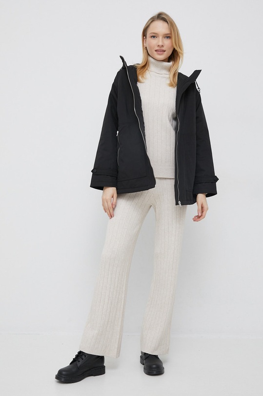 Куртка United Colors of Benetton 2H9WDN010.100 чорний AW22
