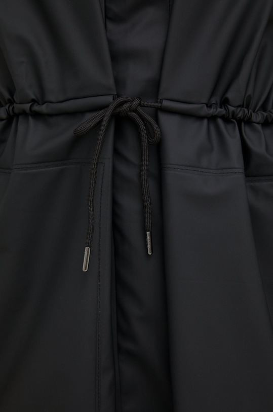Αδιάβροχο μπουφάν Rains 18550 String Parka 18550.01 μαύρο