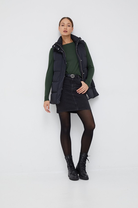 Woolrich gilet in piuma CFWWOU0736FRUT1148 nero AW22
