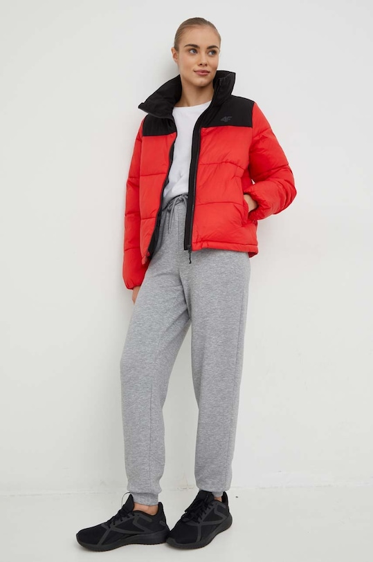 Μπουφάν 4F H4Z22.KUDP014 κόκκινο AW22