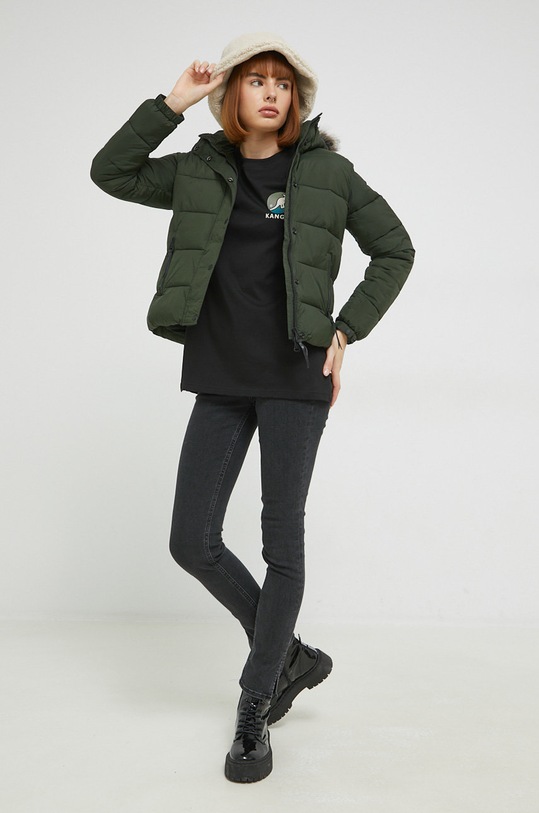 Superdry rövid kabát W5011178A.LO3 zöld AW22