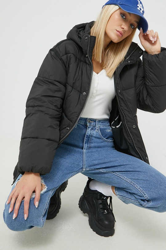 Superdry kurtka pozostałe czarny W5011263A.02A