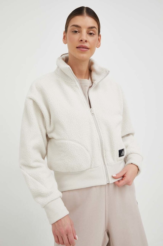adidas bluza bez kaptura beżowy HC8820