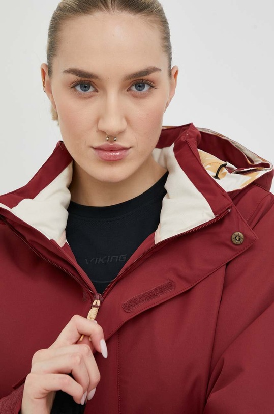 Bunda Rip Curl Rider Parker burgundské 001WOU