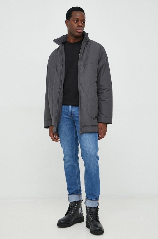 Μπουφάν Trussardi 52S00737.1T005933 γκρί AW22