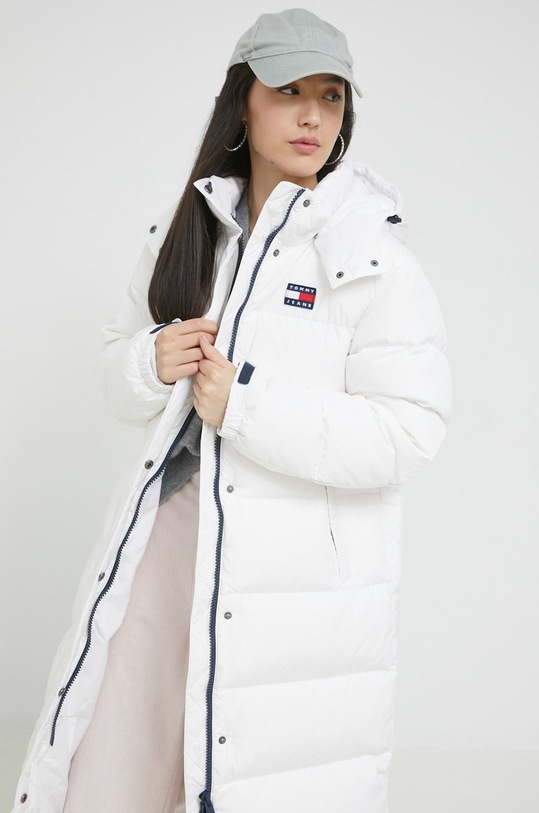 Tommy Jeans kurtka puchowa biały DW0DW14287.9BYY