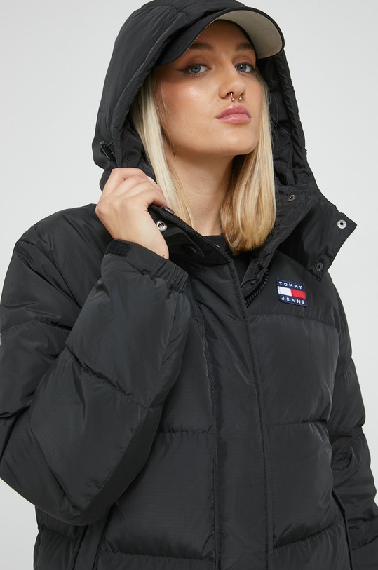 Пухова куртка Tommy Jeans чорний DW0DW14287.9BYY